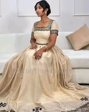 ባህላዊ ሀበሻ ቀሚስ Habesha Kemis