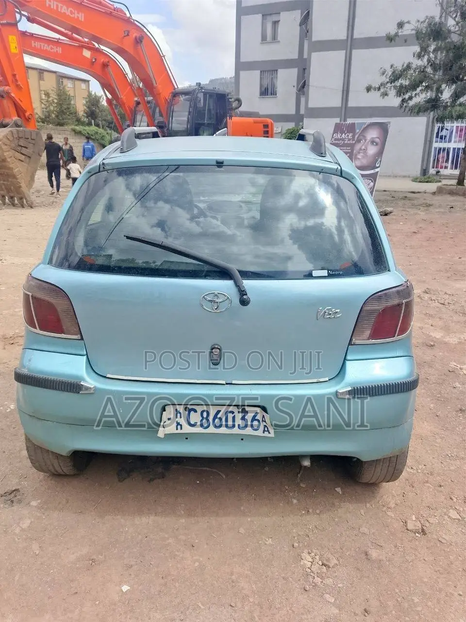 Toyota Vitz 2001 Blue