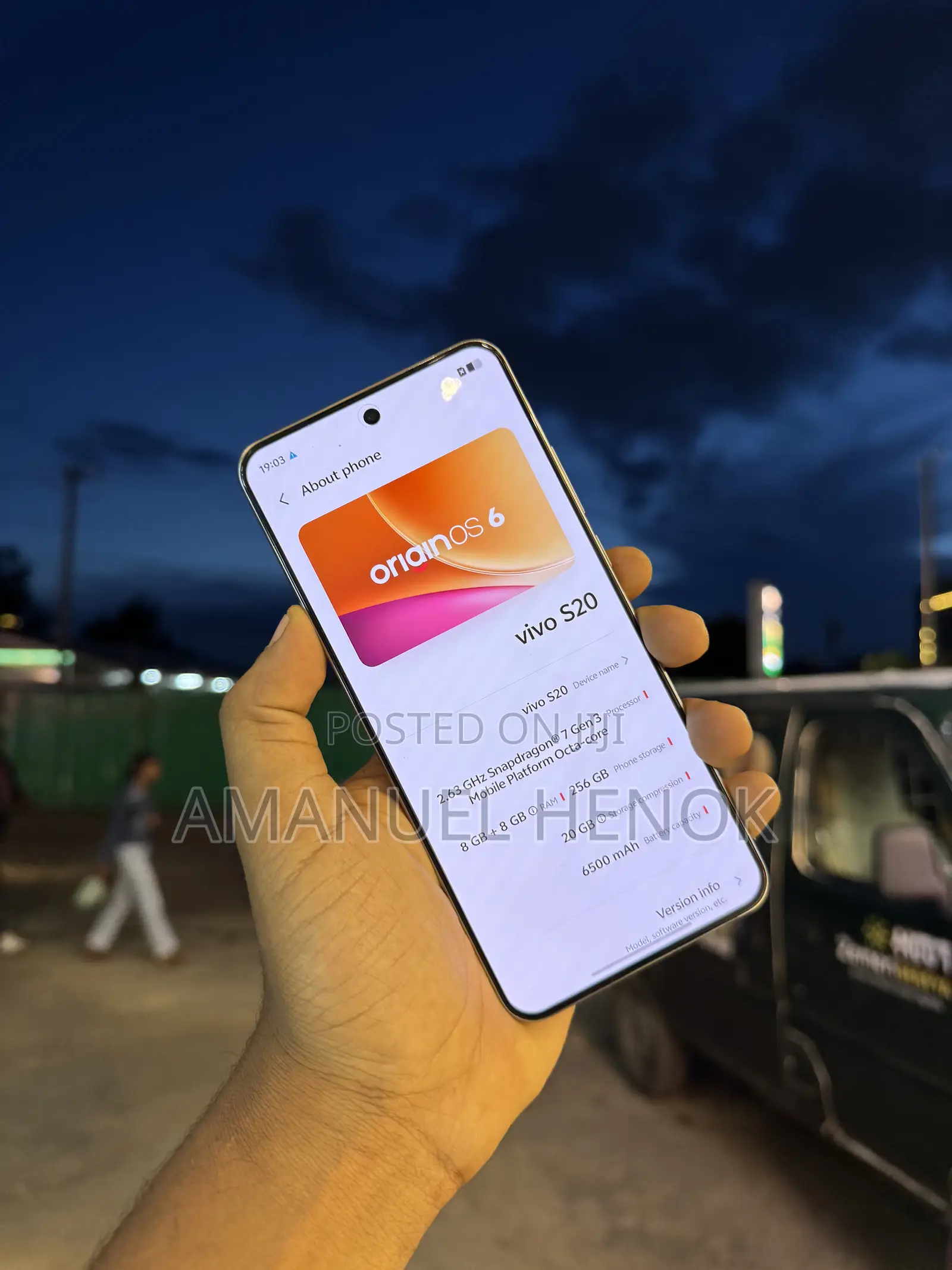 Vivo S20 256 GB