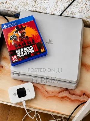 Sony Playstation 4 Slim (Used) With 2 Games - Red Dead Fifa