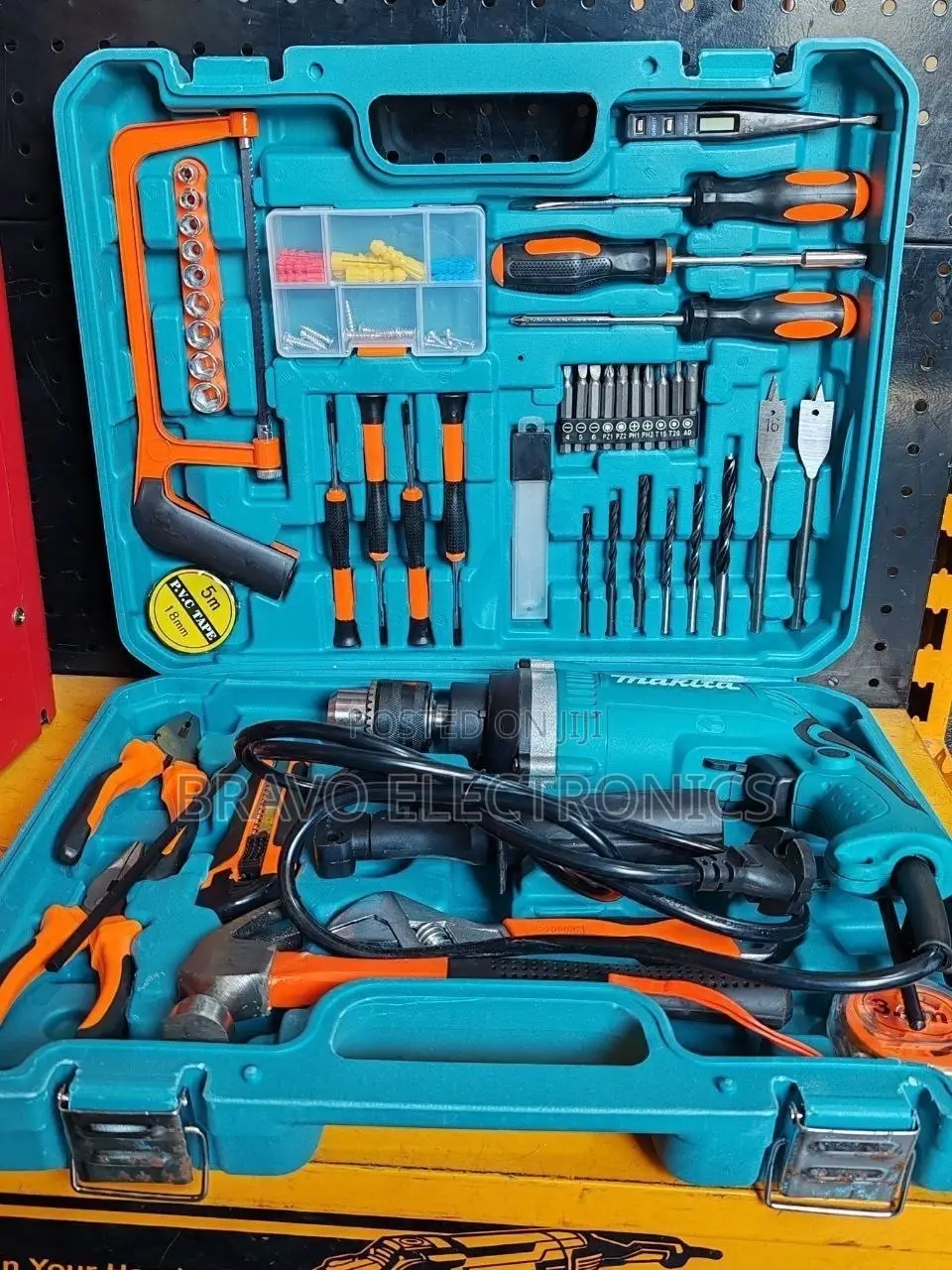 Makita Electric Drill With Full Accessories – Power Tool Set