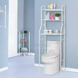 Over Toilet Wc Rack ትልቁ Size ሙሉ በሙሉ ብረት