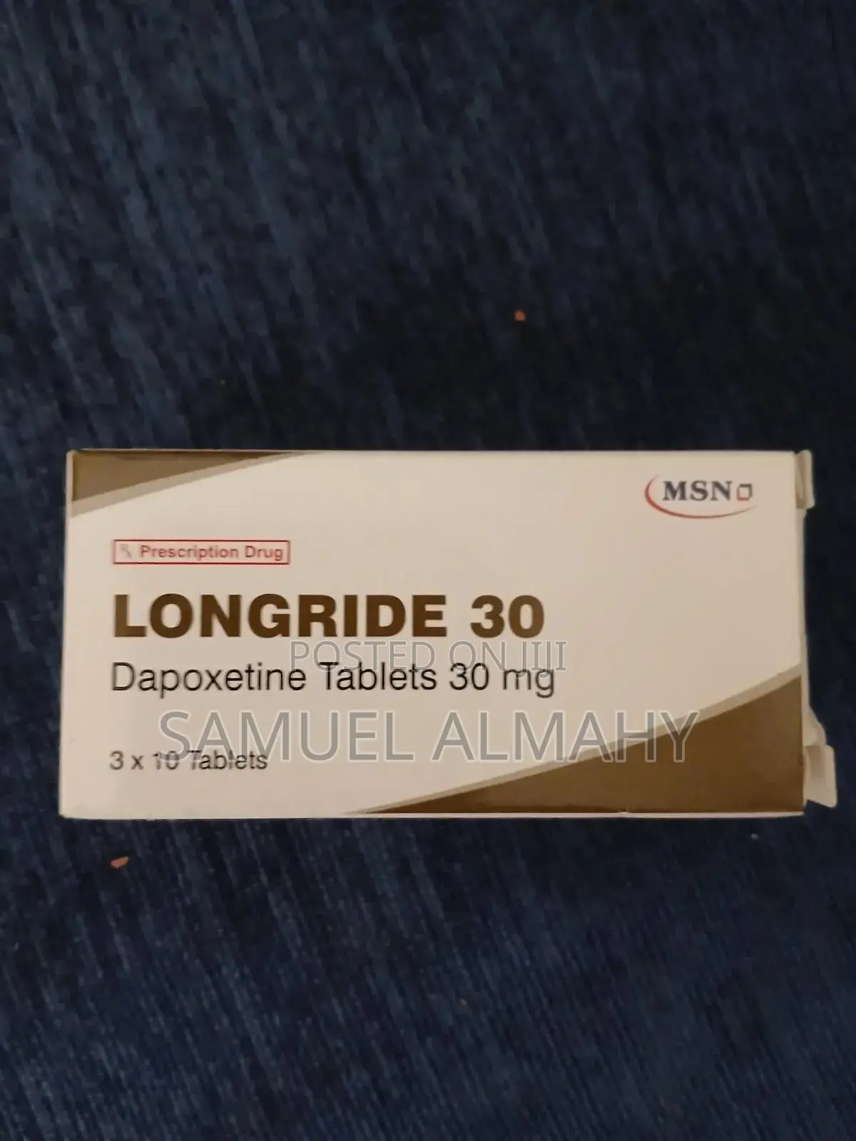 Dapoxetine 30mg Premature Ejaculation
