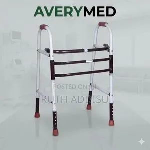 Mild Steel Folding Walker With One Button Fold (8 Level Height