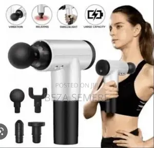 4 in 1 Fascial Gun Massager ድብርት፣የህመም ስሜት እና ድካምን የሚያስወግድ