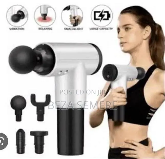 4 in 1 Fascial Gun Massager ድብርት፣የህመም ስሜት እና ድካምን የሚያስወግድ