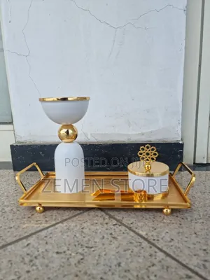 ዘመናዊ የዕጣን ማጨሻ ከነ ሰርቪሱ | Luxury Incense Burner Set With Tray