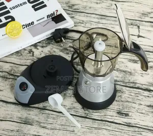 ዘመናዊ የኤሌክትሪክ ቡና ማፍያ ማሽን | 6 Cups Electric Espresso Maker