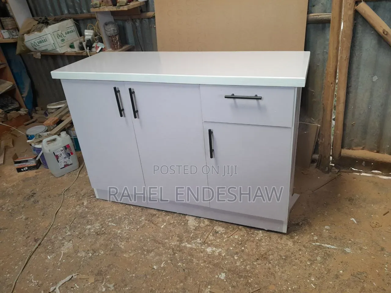 White Lower Kitchen Cabinet