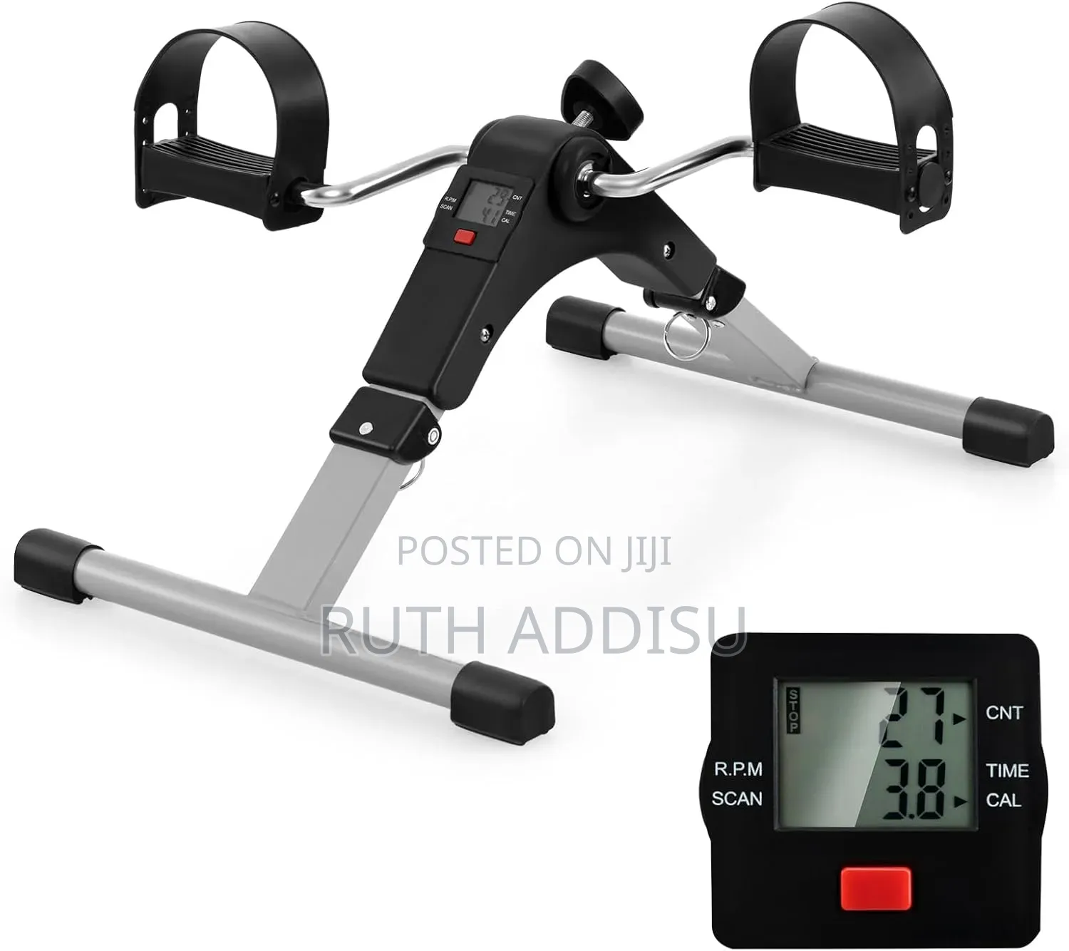 Folding Pedal Exerciser, Mini Bicycle Exercise a Exercise Bike New