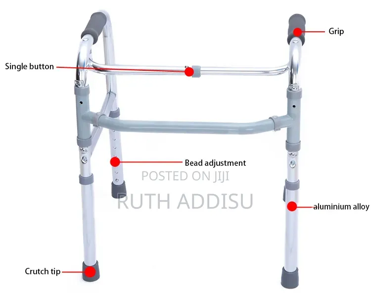Walker Orthopedic Equipment Over White Stock Photo Walker Brand New