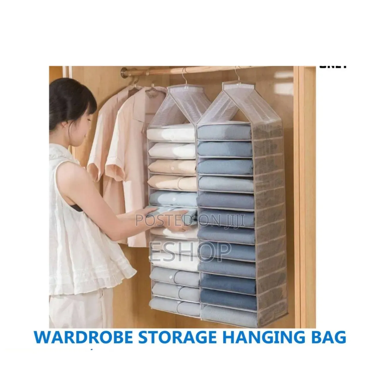 6-Layer Closet Extender for Coats, T-Shirts Linens