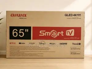 Aiwa 65 Inch Tv Qled Smart Tv Webos Hub, HDR Ultra Hd, Dolby Audio