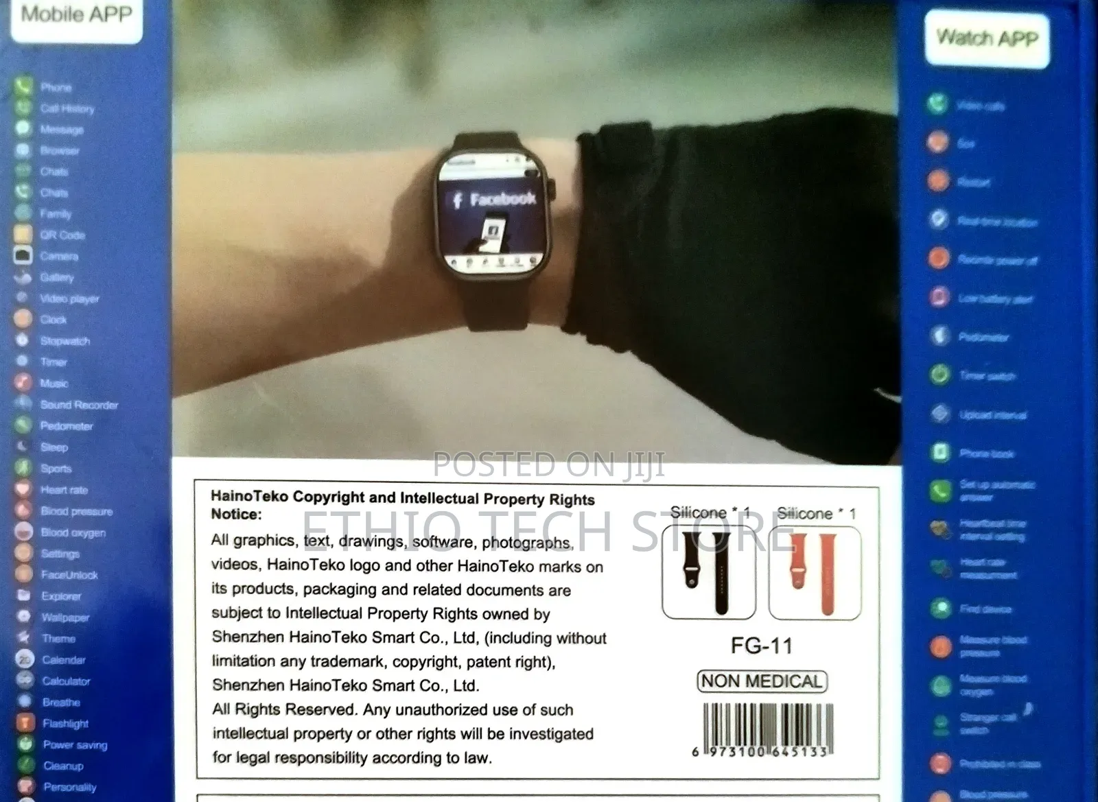 Hainoteko Fg11 Smart Watch