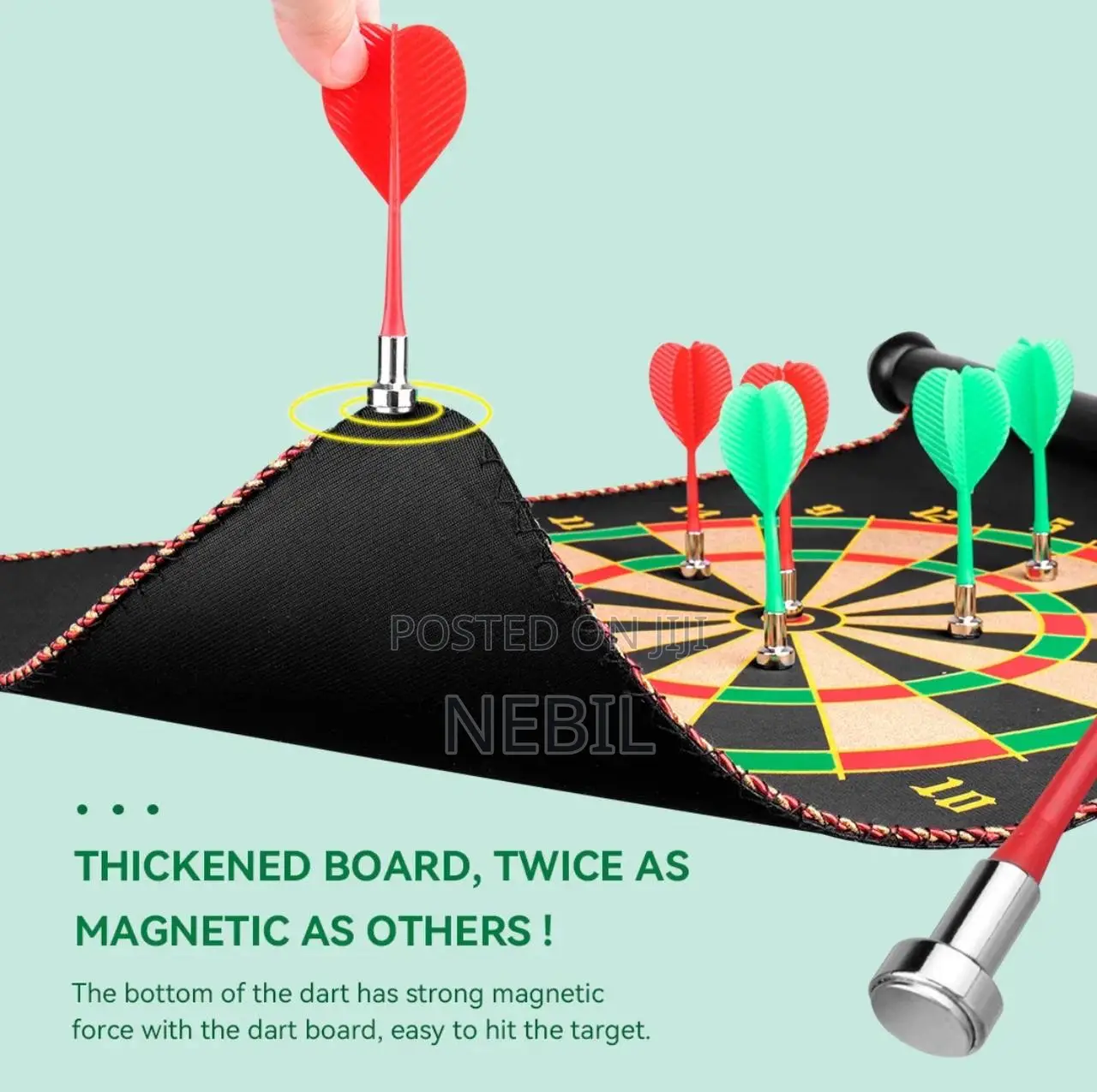 15” Magnetic Dart Board Set