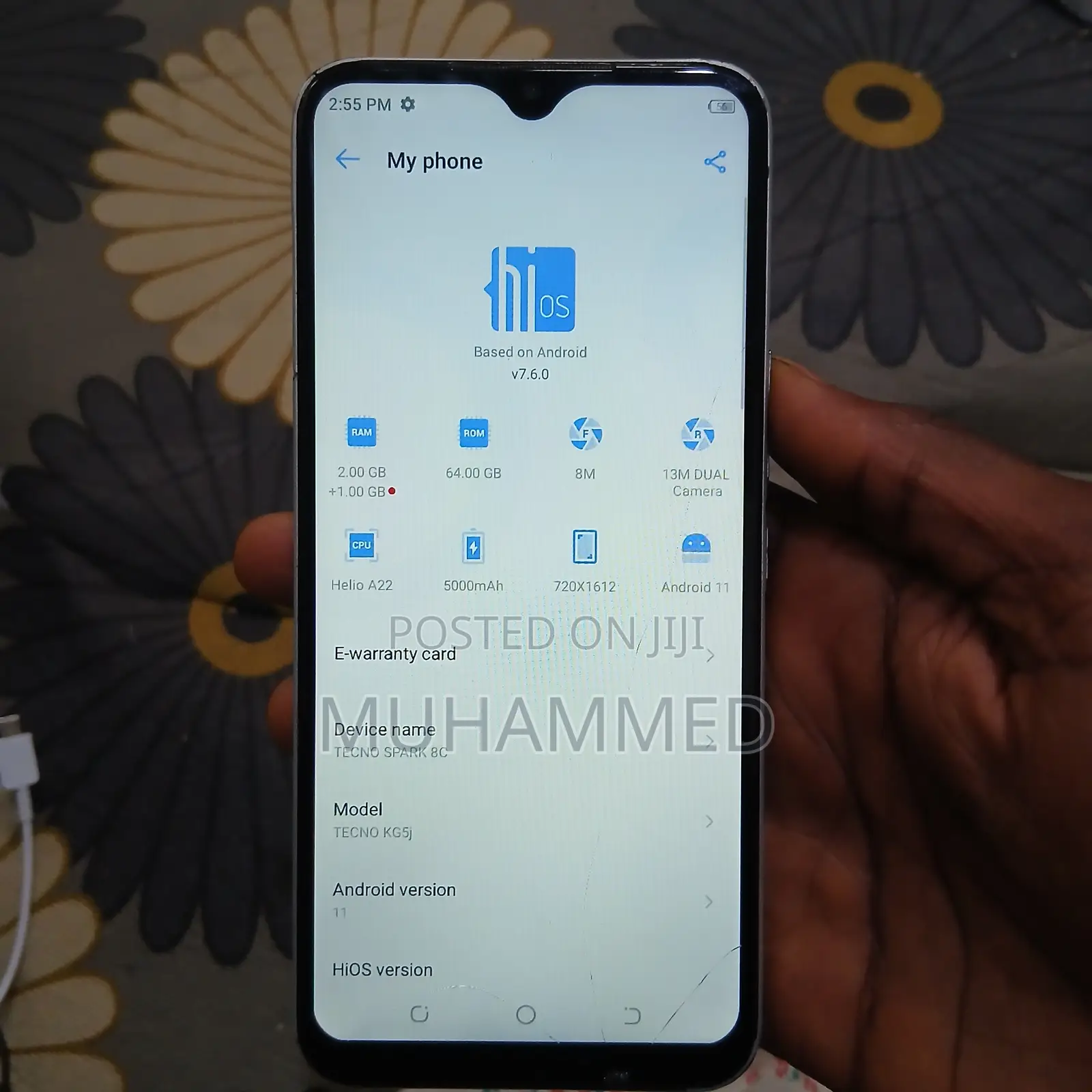 Tecno Spark 8C 64 GB White
