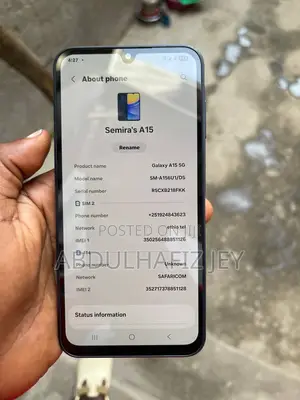 Samsung Galaxy A15 5G 128 GB Blue