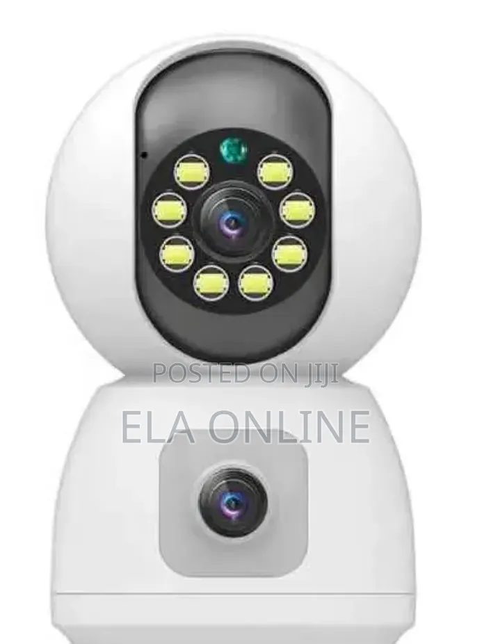 ባለ 2 Lens Security Camera