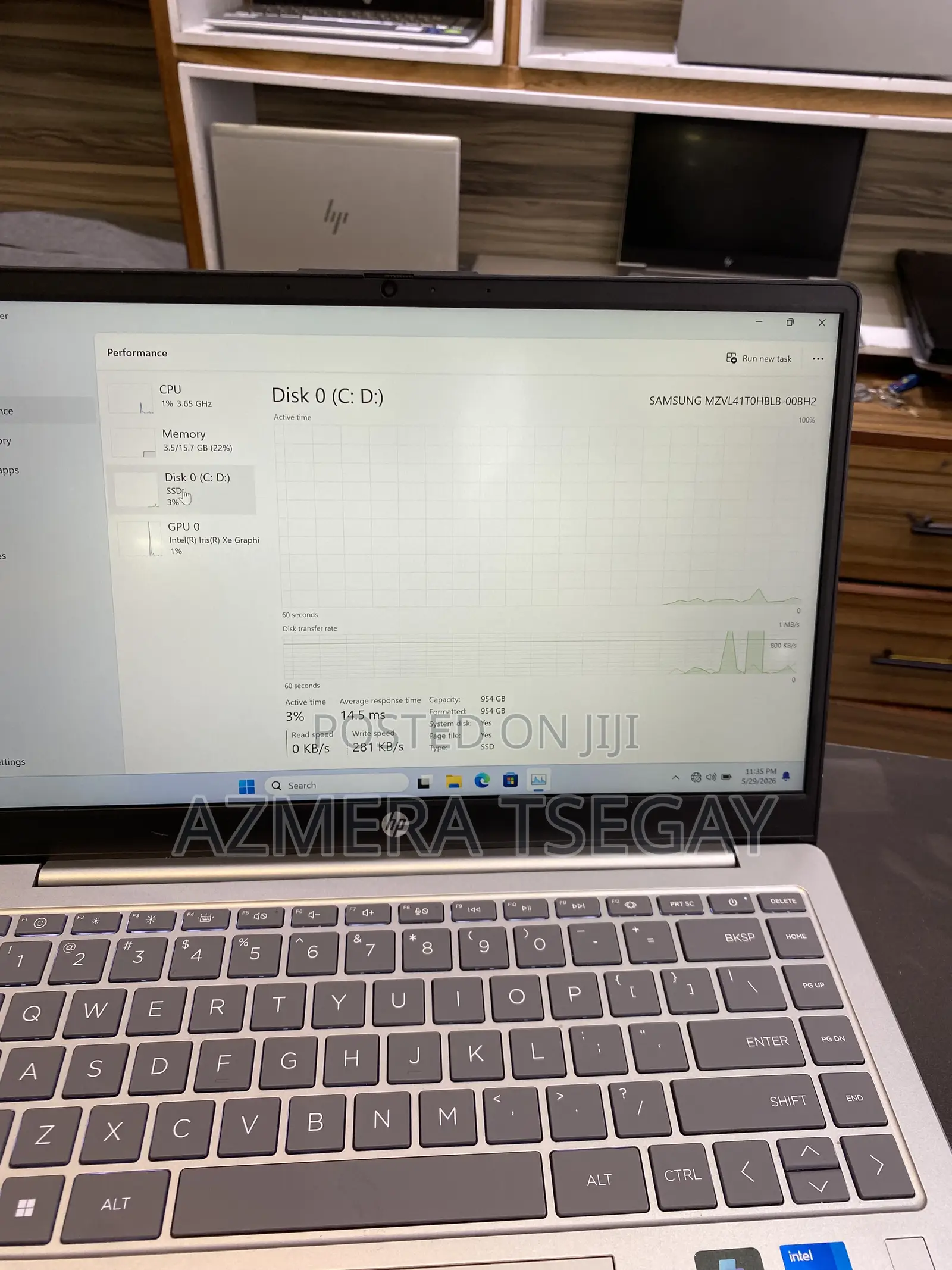 New Laptop HP 16GB Intel Core i5 SSD 1T