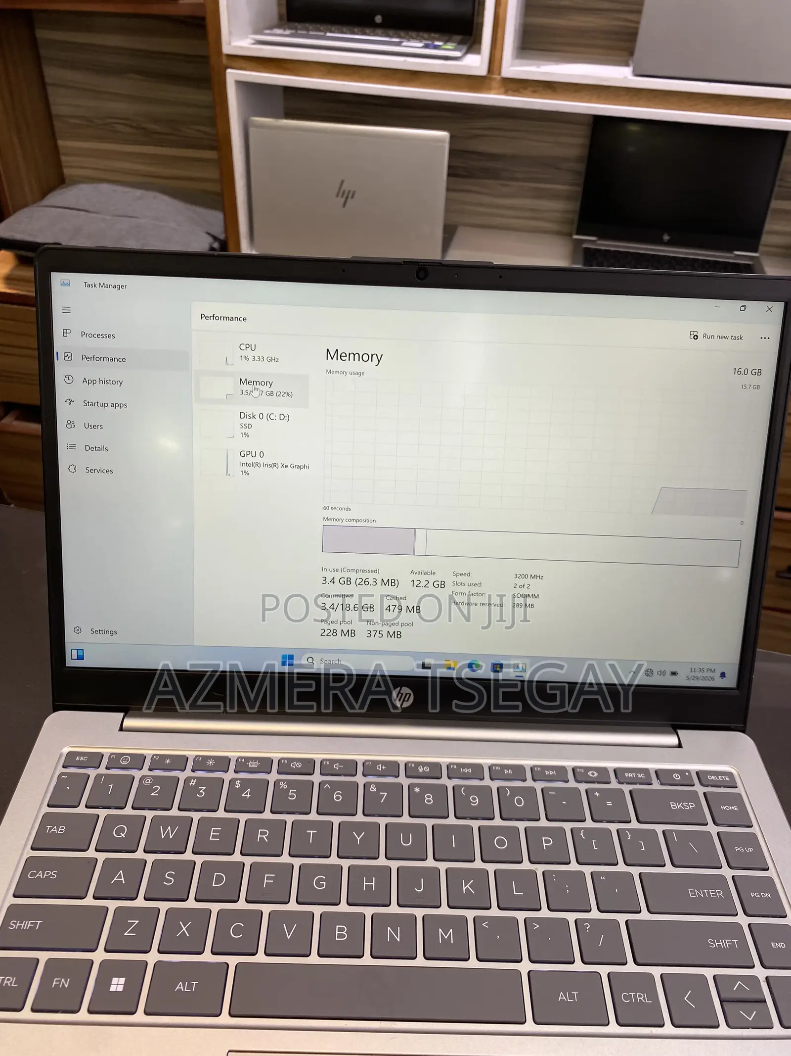 New Laptop HP 16GB Intel Core i5 SSD 1T