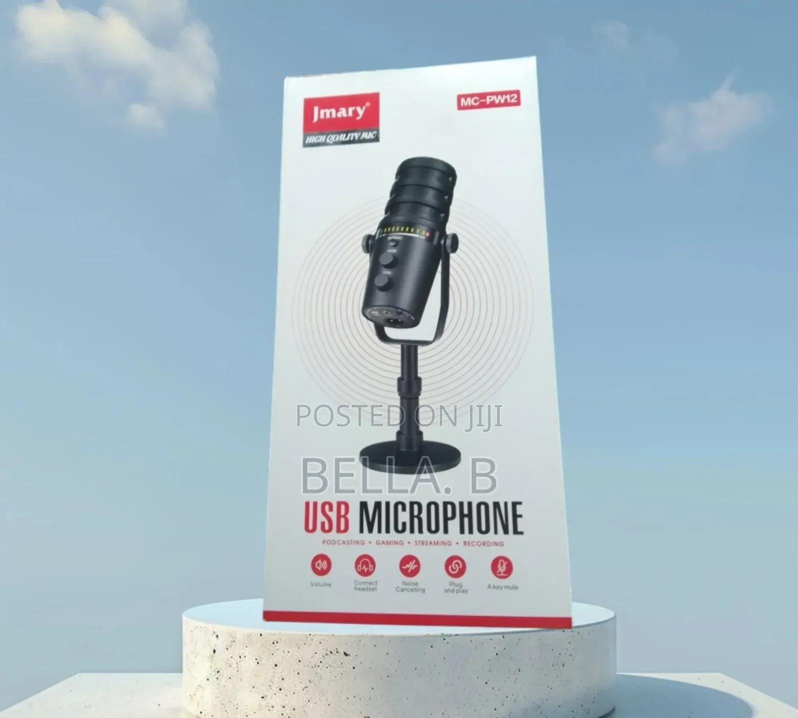 Jmary Mc- Pw12 Microphone: Perfect Mic for Content Creators.