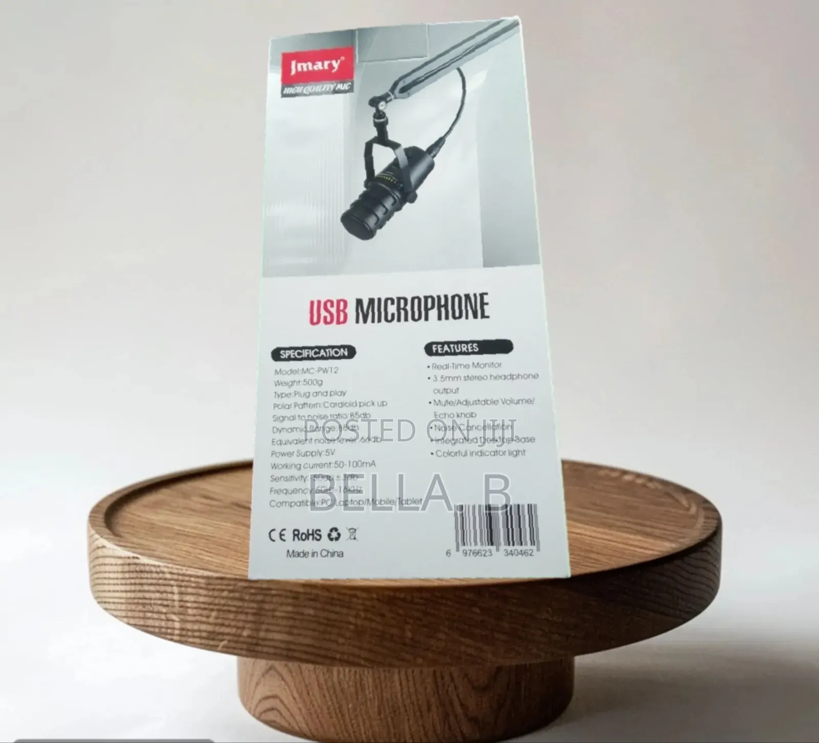 Jmary Mc- Pw12 Microphone : Clear Voice Recording Every Time.