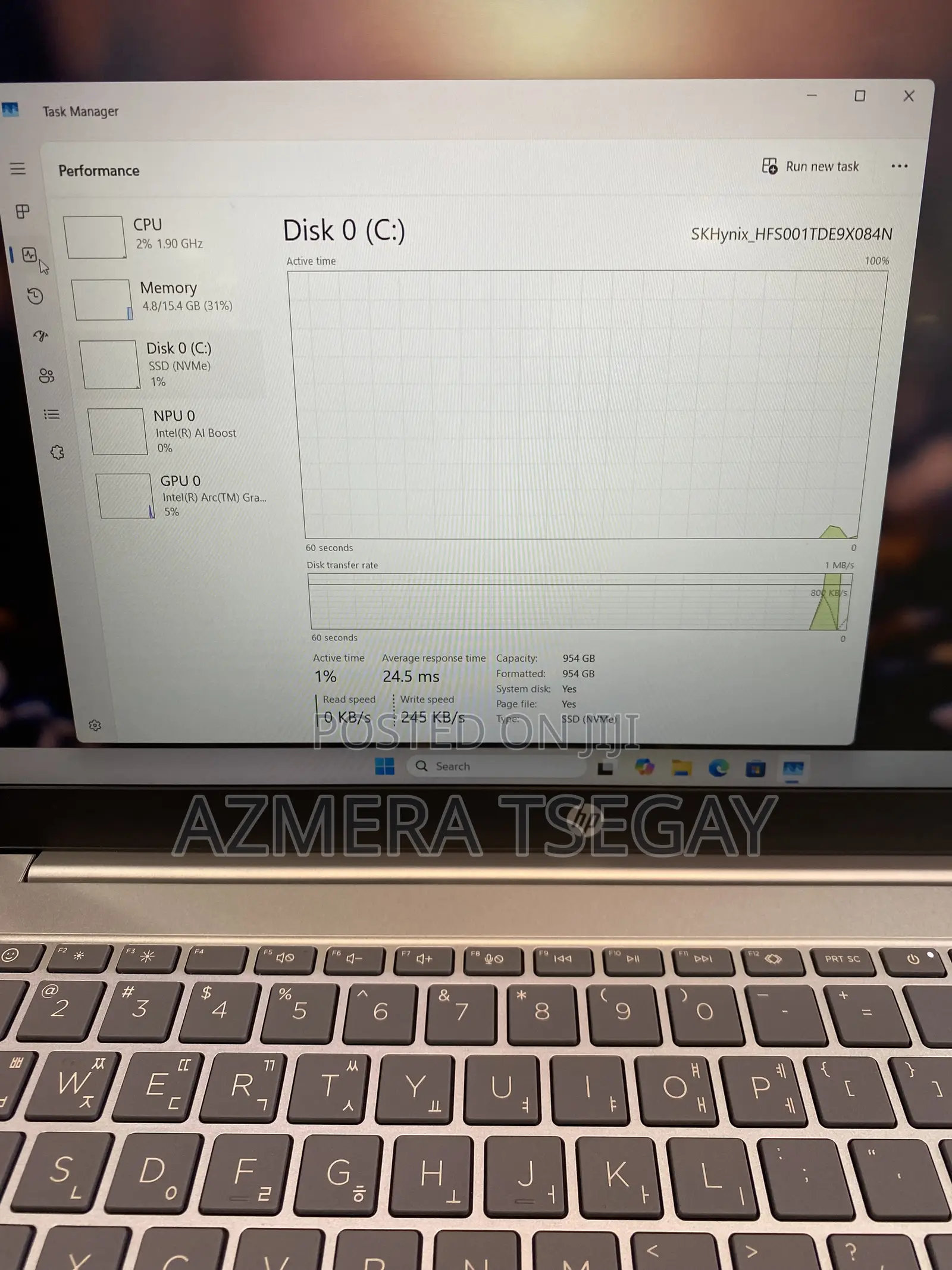 New Laptop HP Stream Notebook 16GB Intel Core Ultra 7 SSD 1T