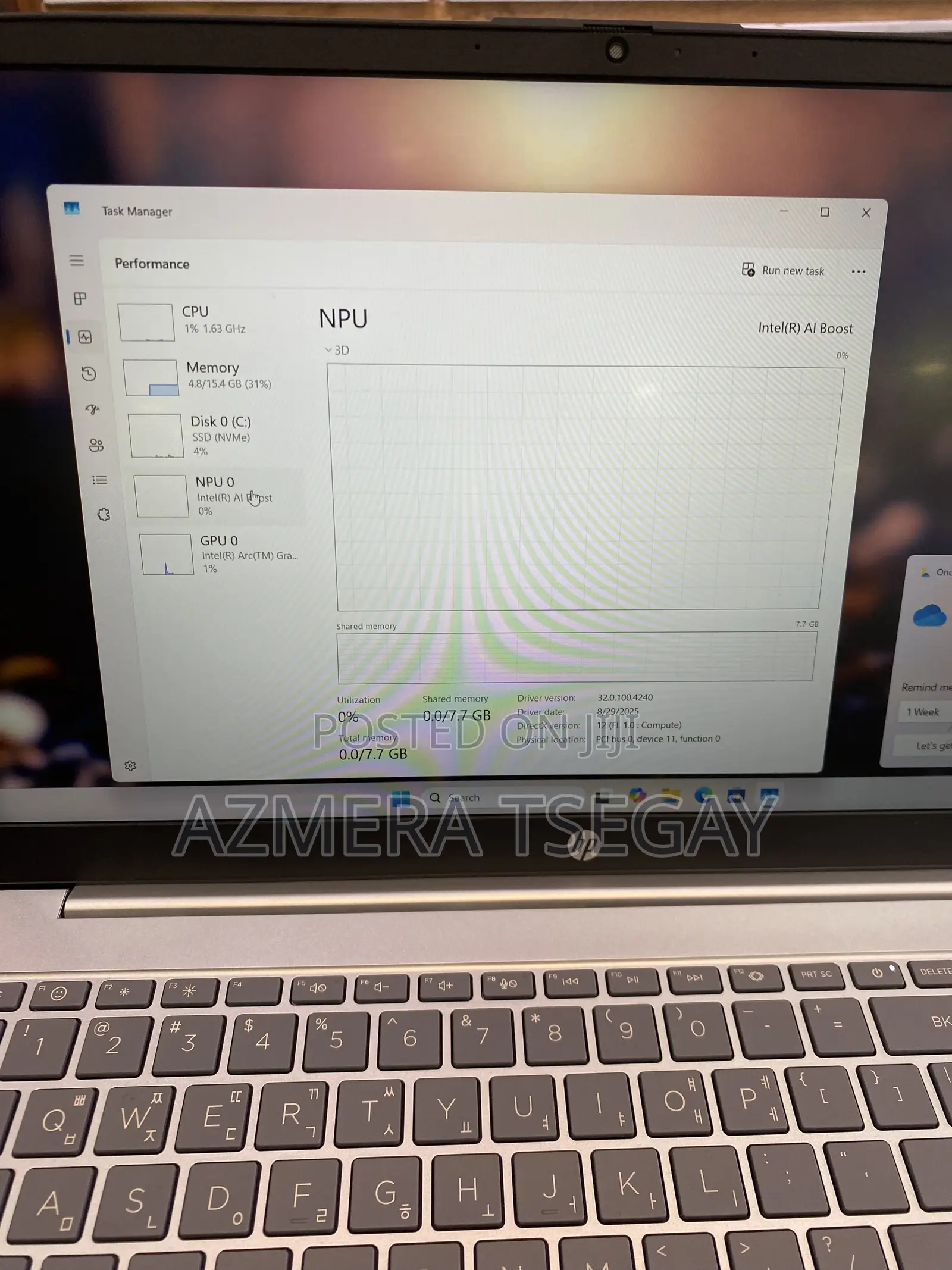 New Laptop HP Stream Notebook 16GB Intel Core Ultra 7 SSD 1T