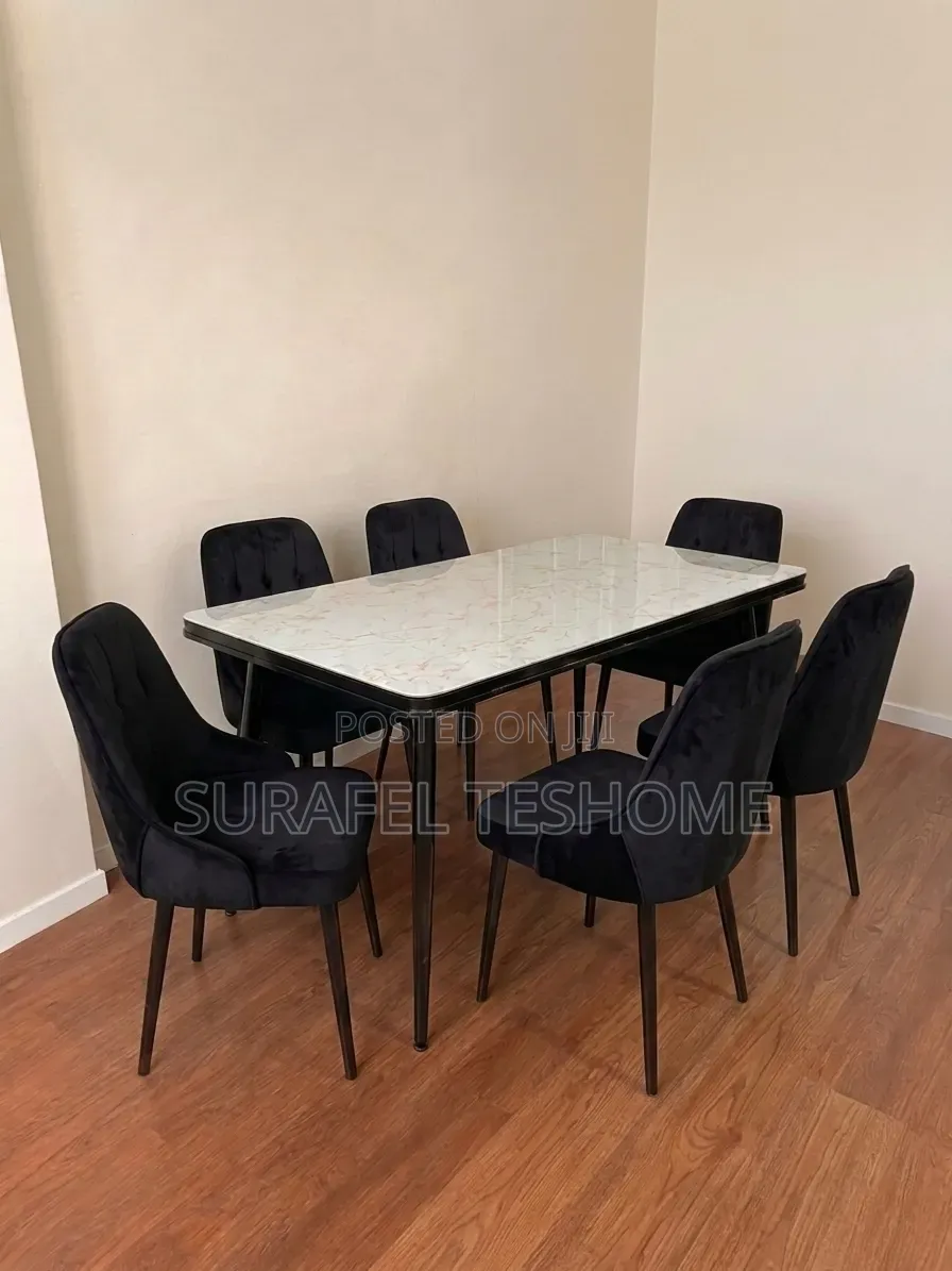 Charming Dining Tables ዳይኒንግ ቴብል | With Affordable 6-4 Sets