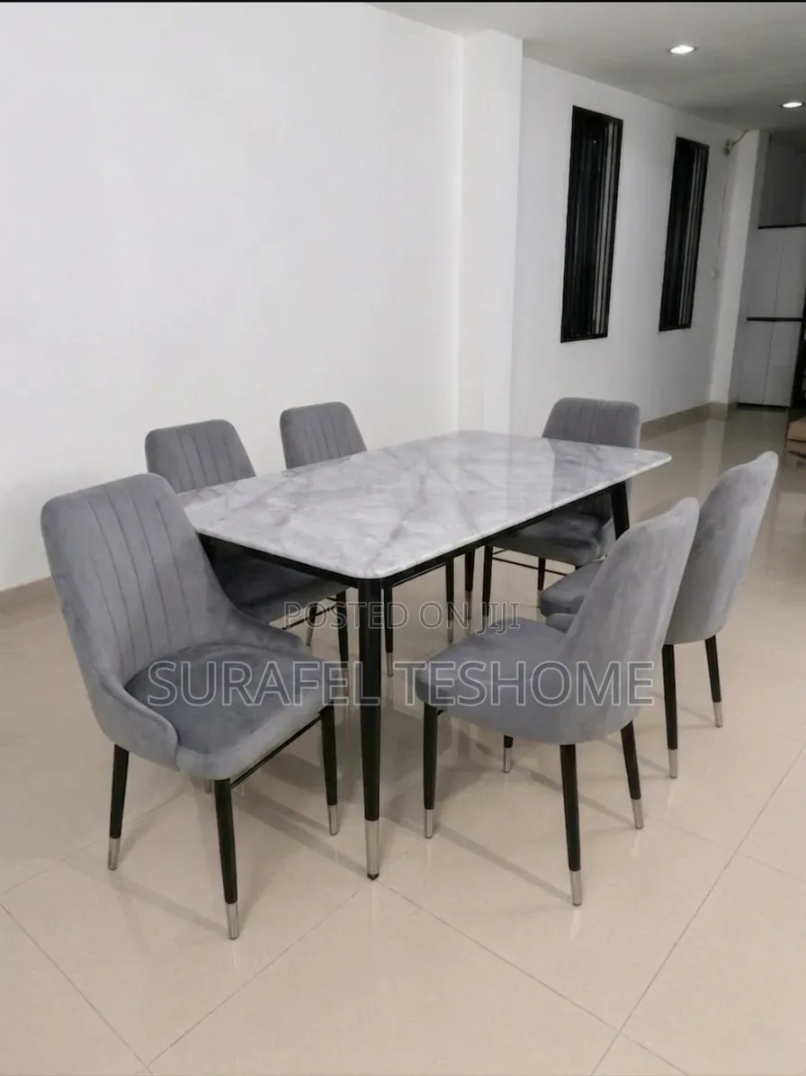 Charming Dining Tables ዳይኒንግ ቴብል | With Affordable 6-4 Sets