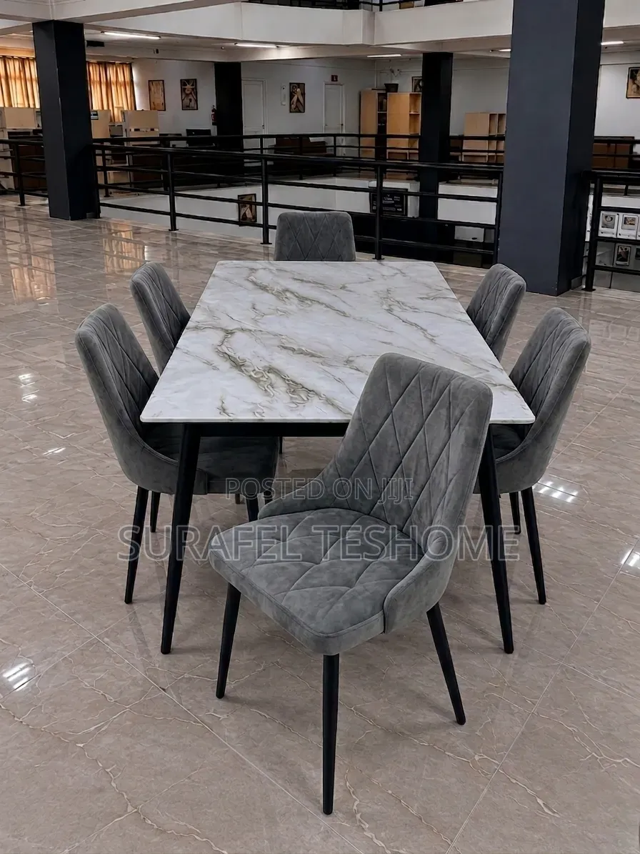 Charming Dining Tables ዳይኒንግ ቴብል | With Affordable 6-4 Sets