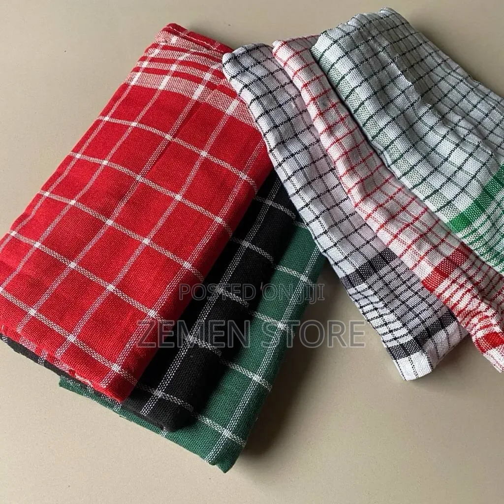የኮተን የኩሽና ዕቃ ማድረቂያ ፎጣ | 100% Cotton Kitchen Dish Towels