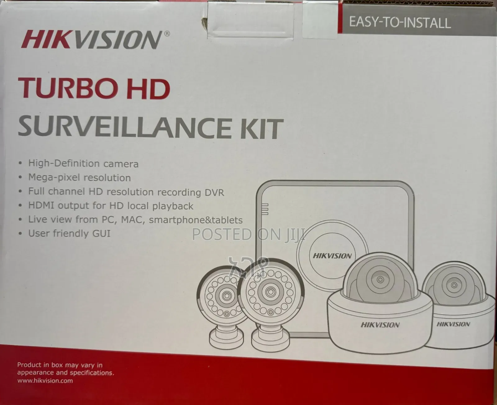 Hikvision 4ch Kit Analog 2mp Security Camera