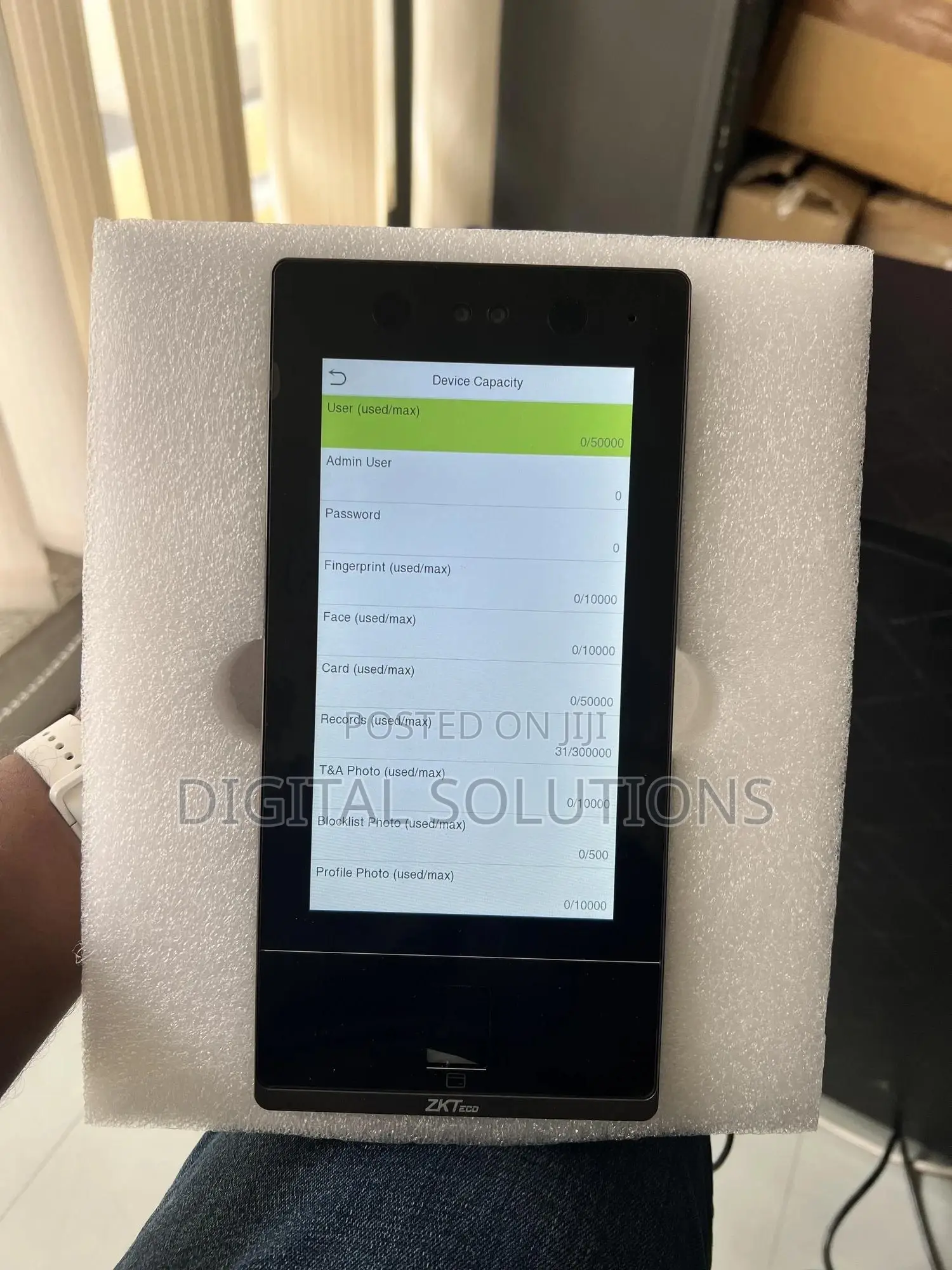Senseface 7a Face & Finger Time Attendance Access Control Intercom