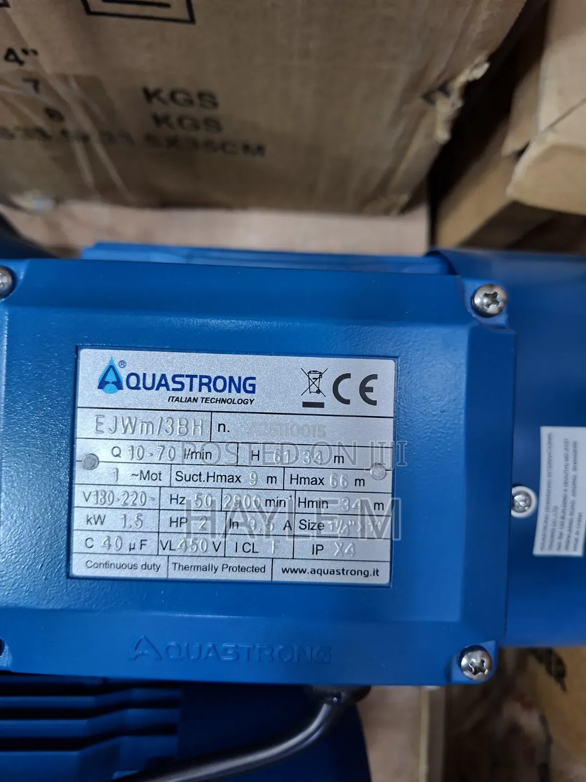 Aquastrong Jet Water Pump
