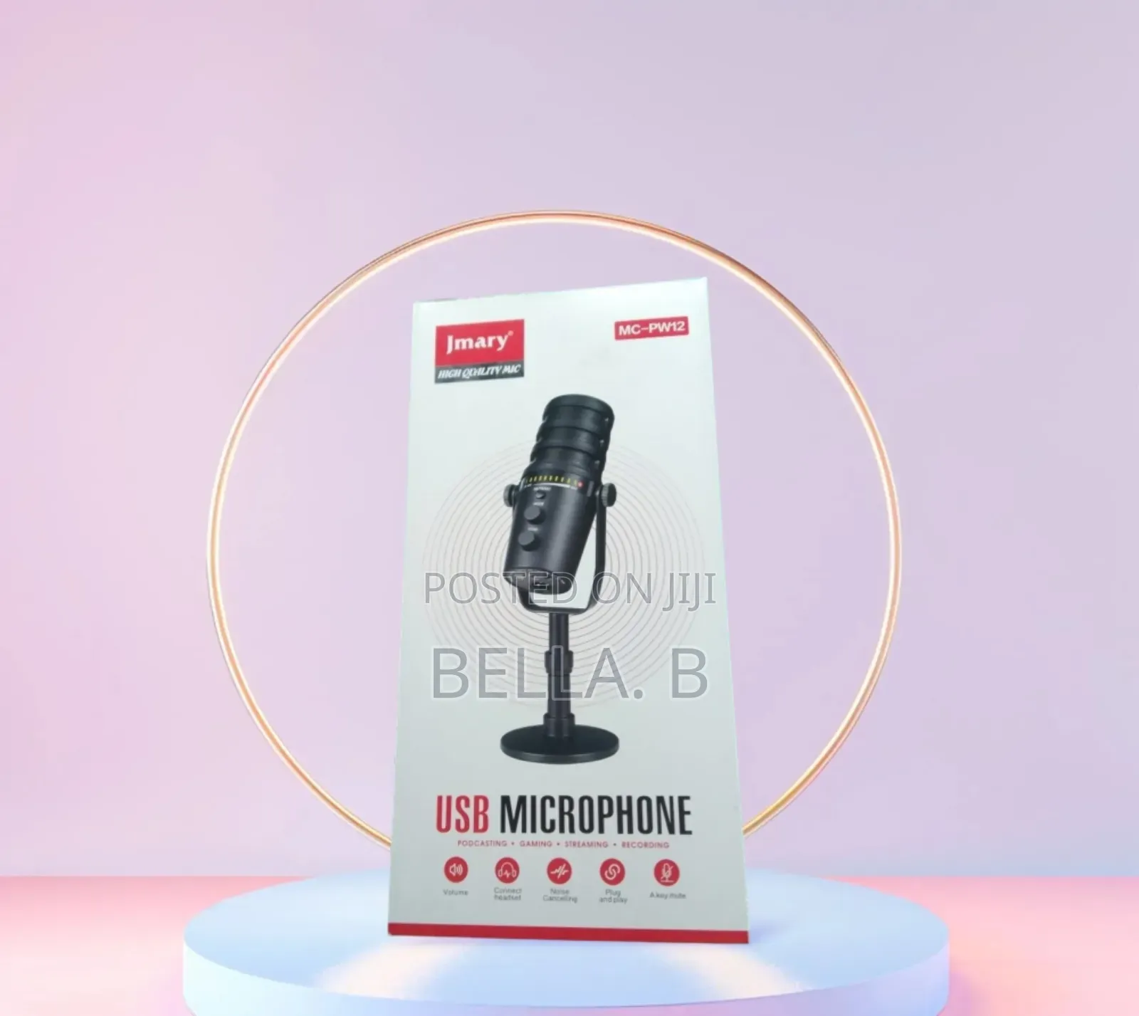 Jmary Mc - Pw12 Microphone: Reliable Sound for Daily Use.