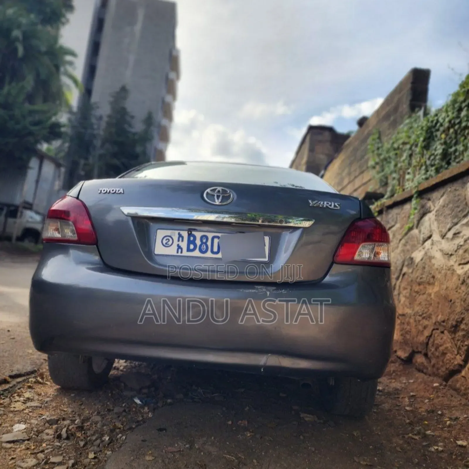 Toyota Belta 2007 Gray