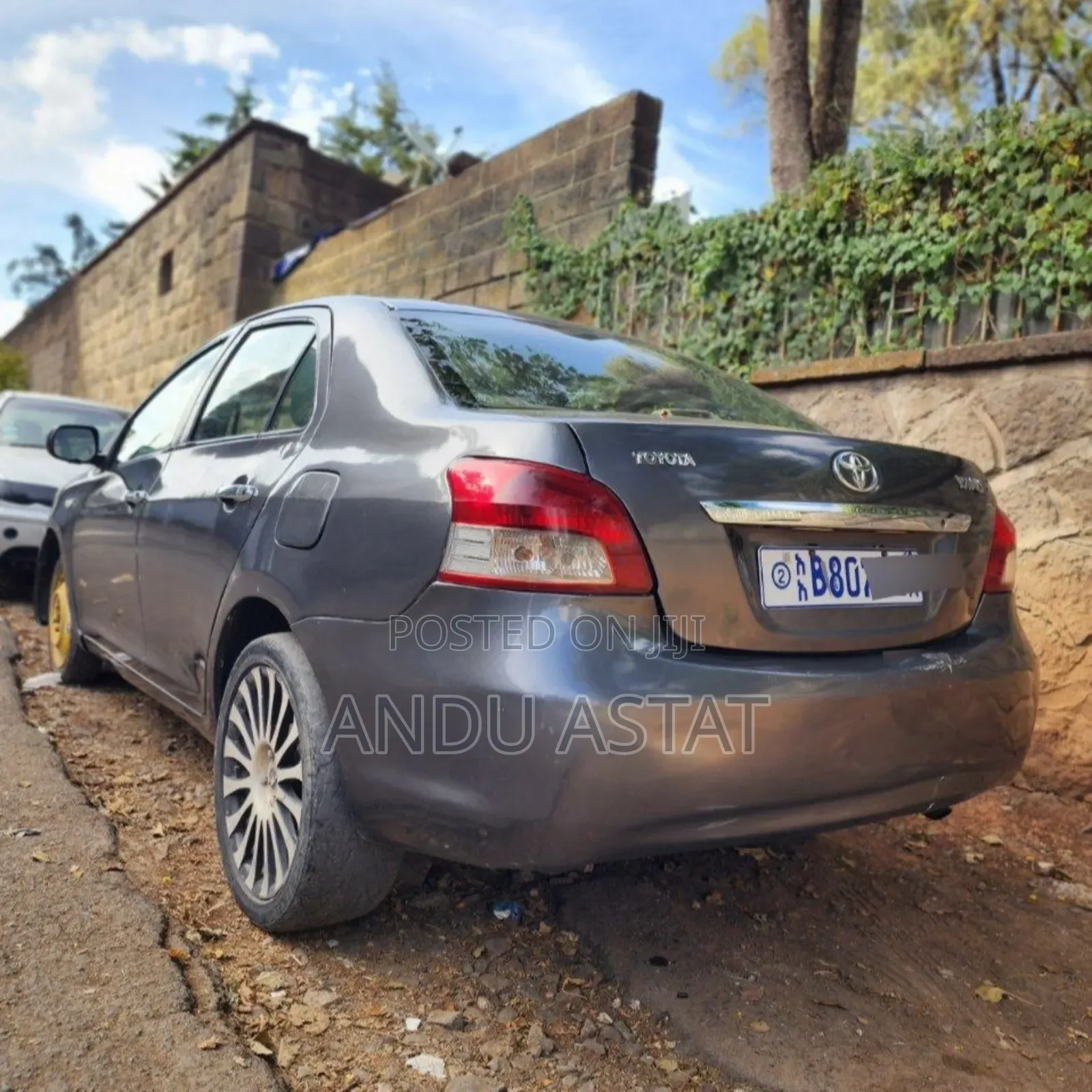 Toyota Belta 2007 Gray