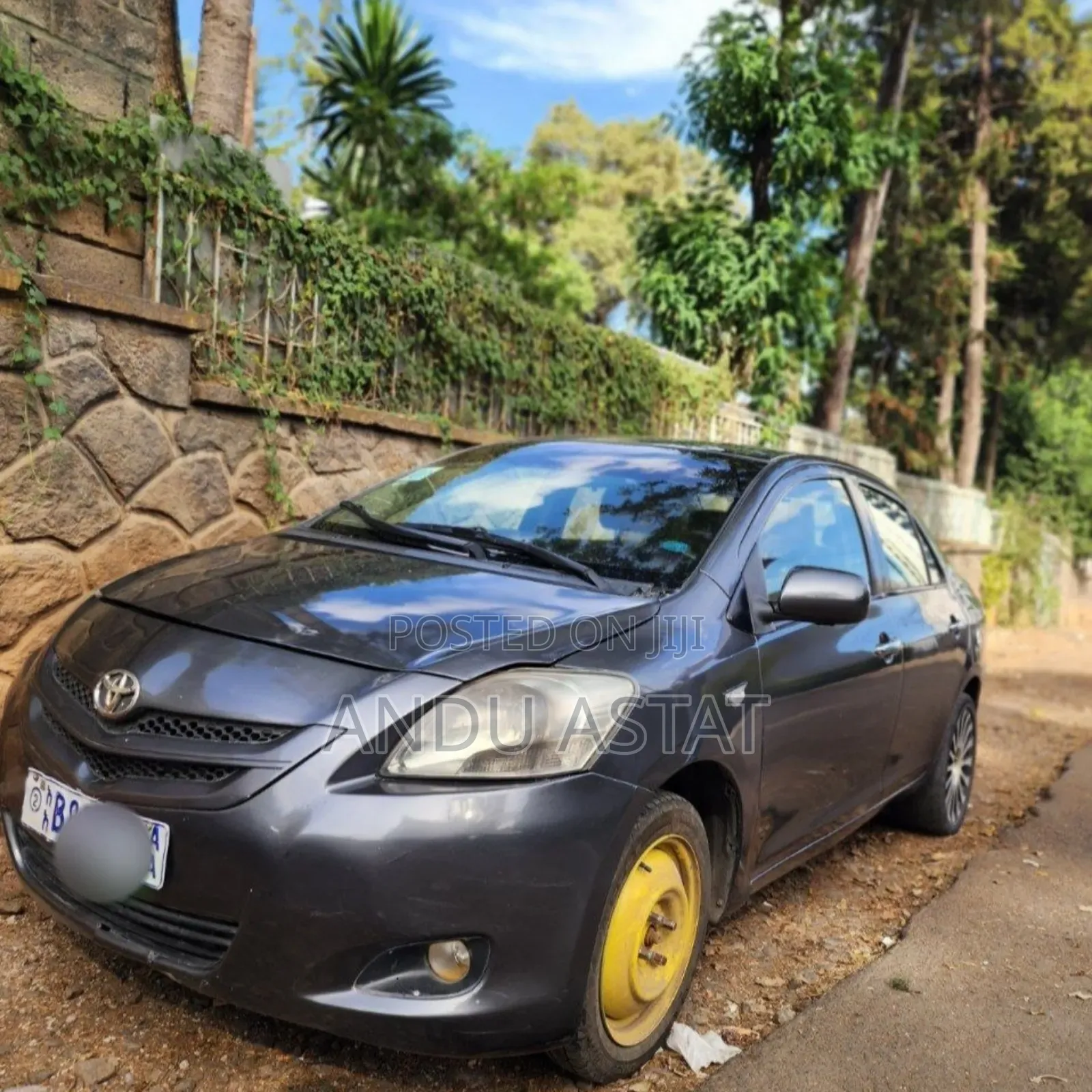 Toyota Belta 2007 Gray