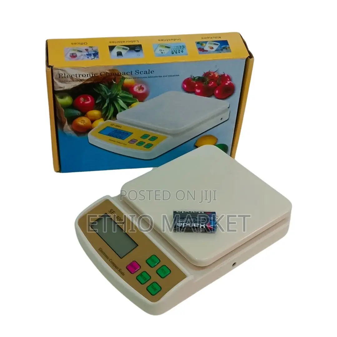 Electronic Compact Kitchen Scale, Digital Display,Multiple Unit