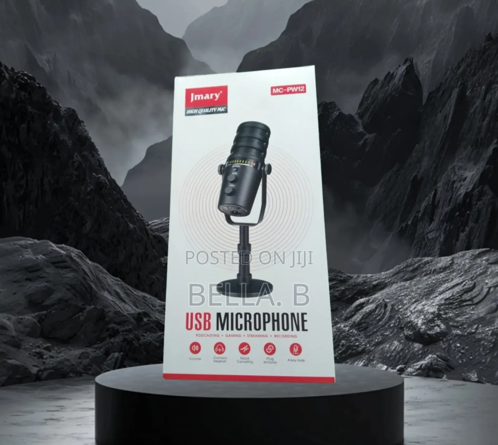 Jmary Mc-Np12 Microphone :Strong Audio Performance Indoors Outdoors.