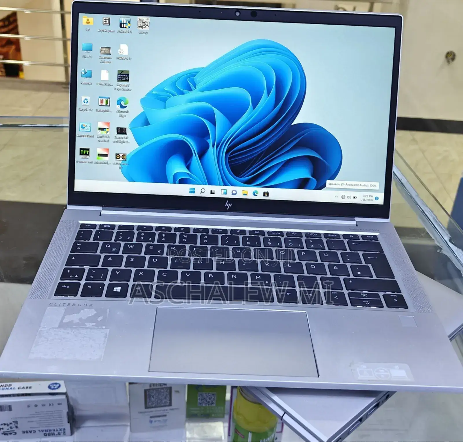 New Laptop HP EliteBook 845 G7 16GB AMD Ryzen 5 SSD 512GB