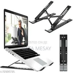 Pc Laptop Stand - Adjustable Computer Riser With Anti-Slip Silicone