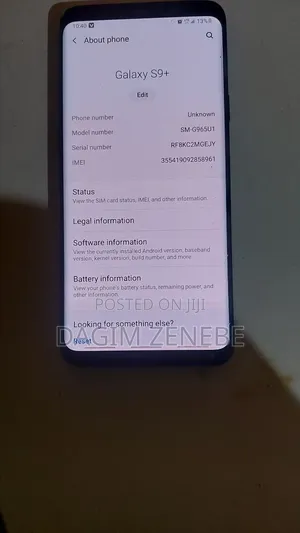 Samsung Galaxy S9 Plus 64 GB Blue