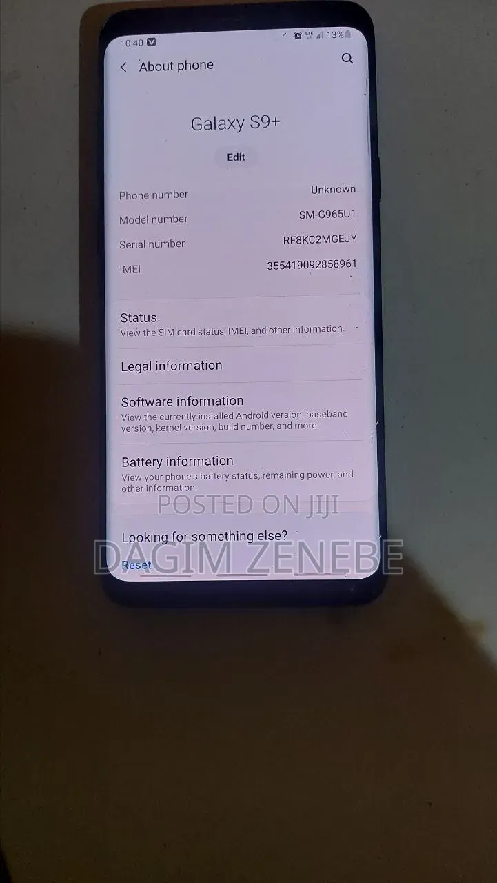 Samsung Galaxy S9 Plus 64 GB Blue