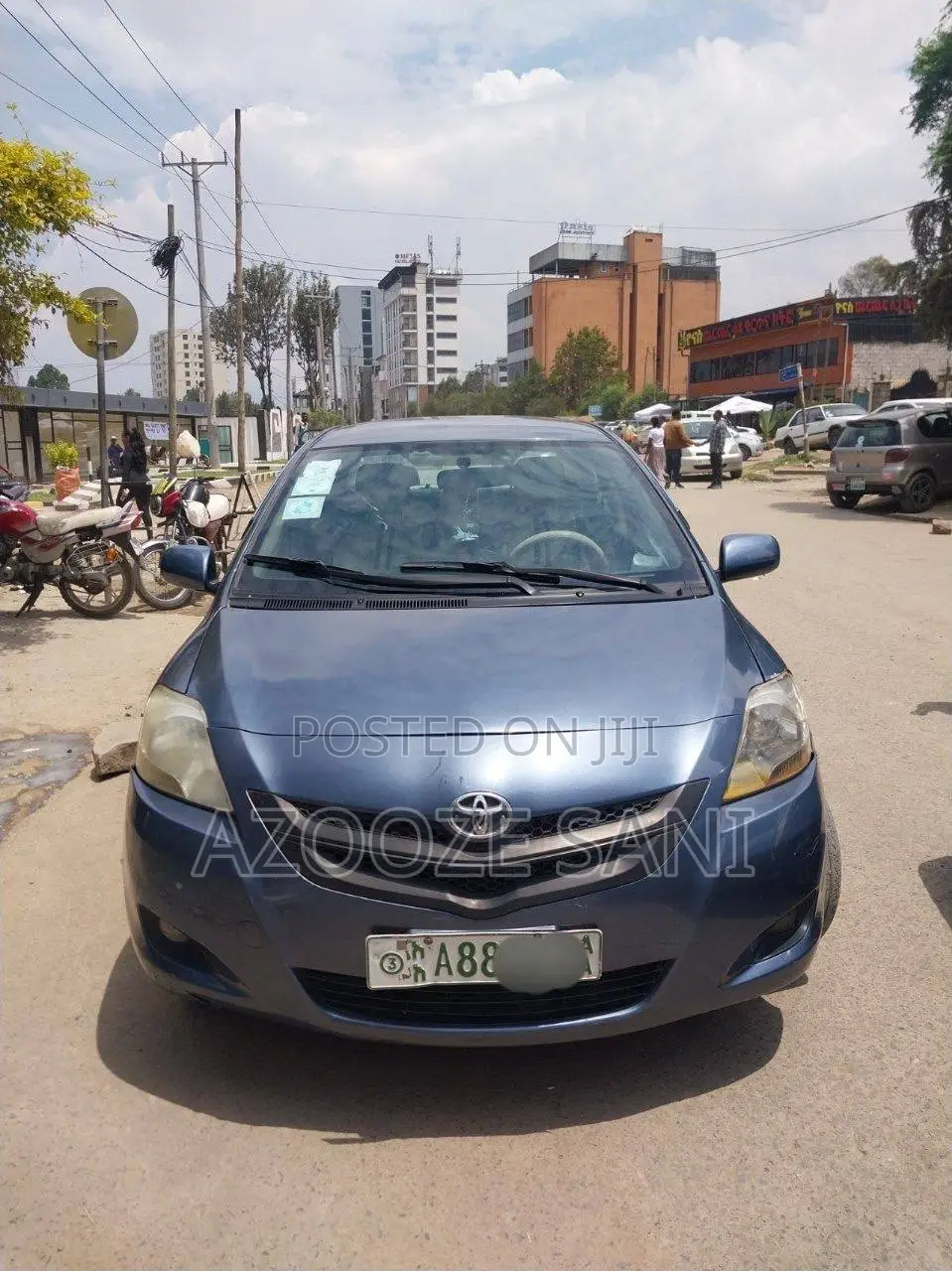Toyota Yaris 2008 Blue