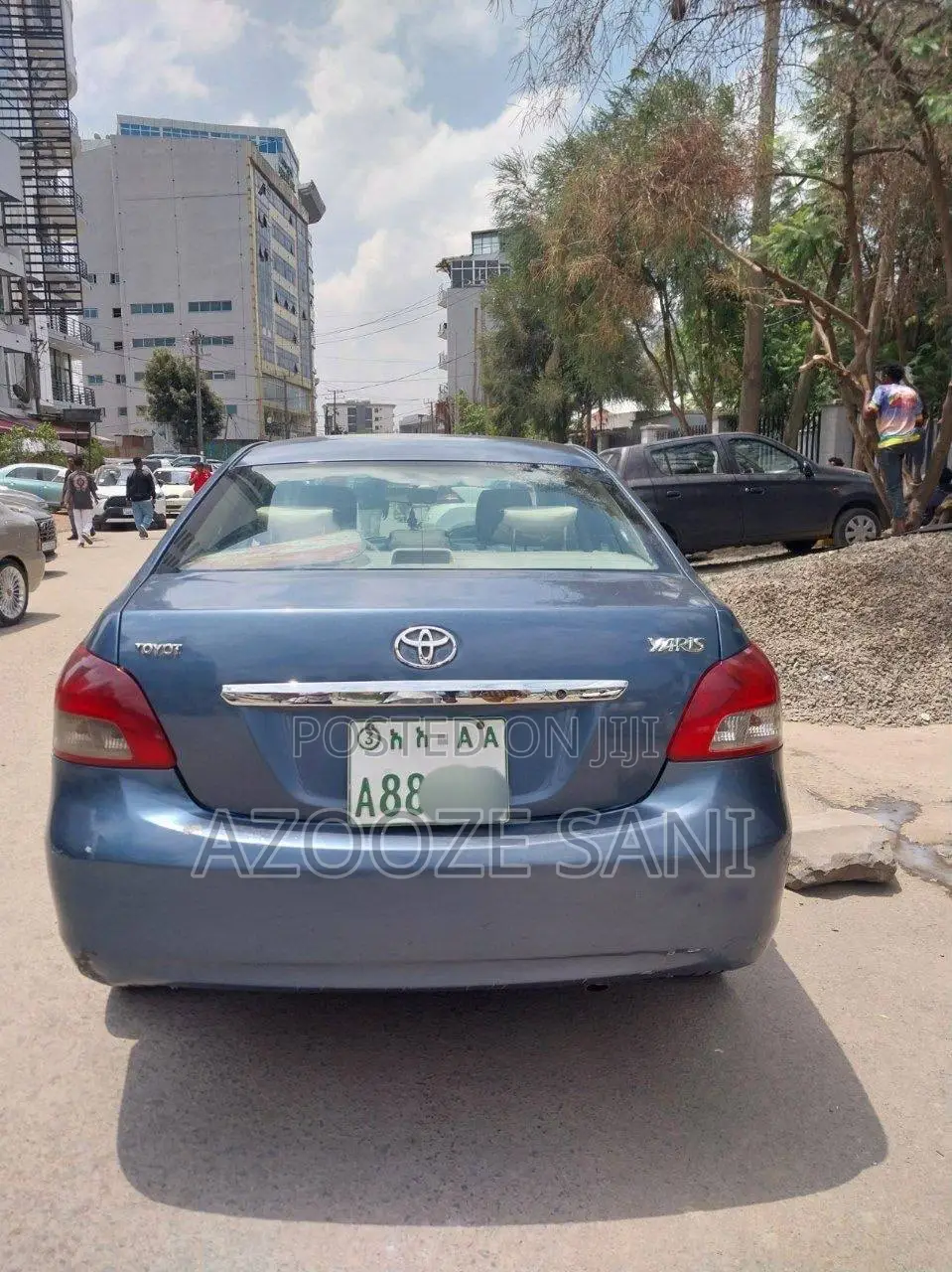 Toyota Yaris 2008 Blue