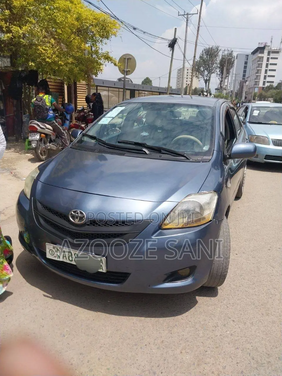 Toyota Yaris 2008 Blue