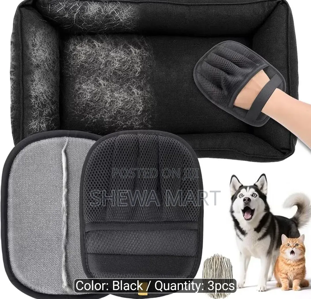 Pet Hair Removal Gloves- Five Finger Electrostatic Gloves With Electro