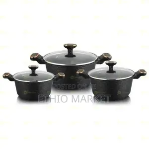 3pcs Momcoc Non Stick Cookware